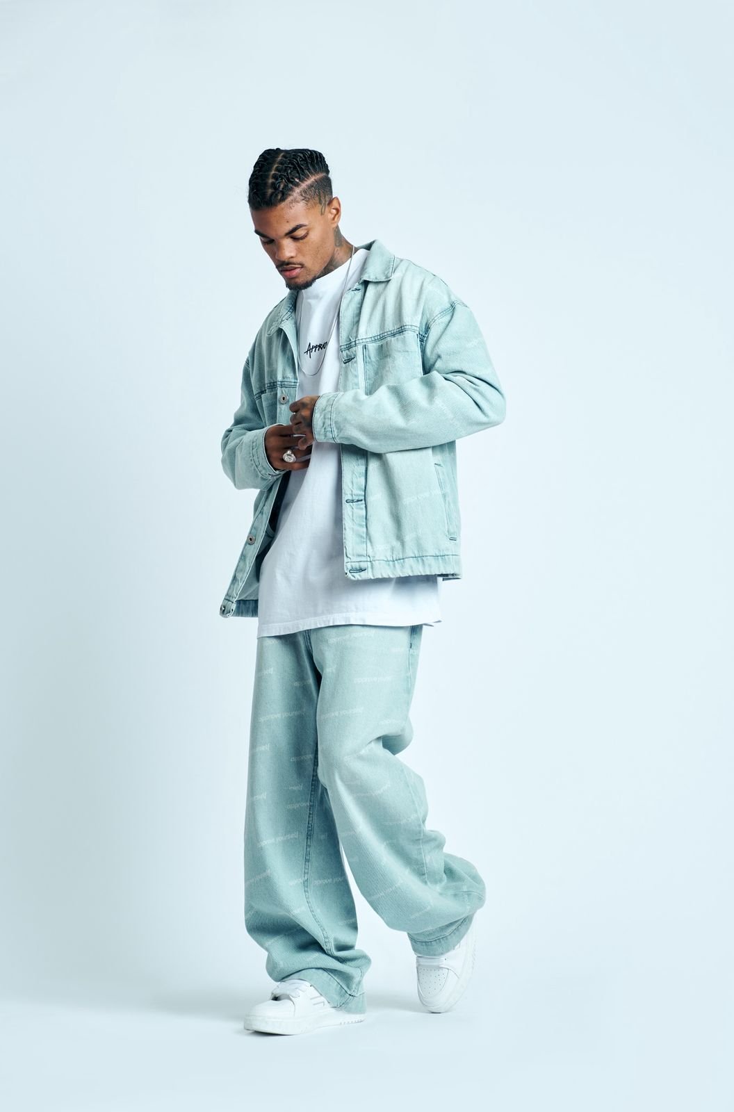 Jaqueta Jeans Approve Oversized Yourself - Line Up