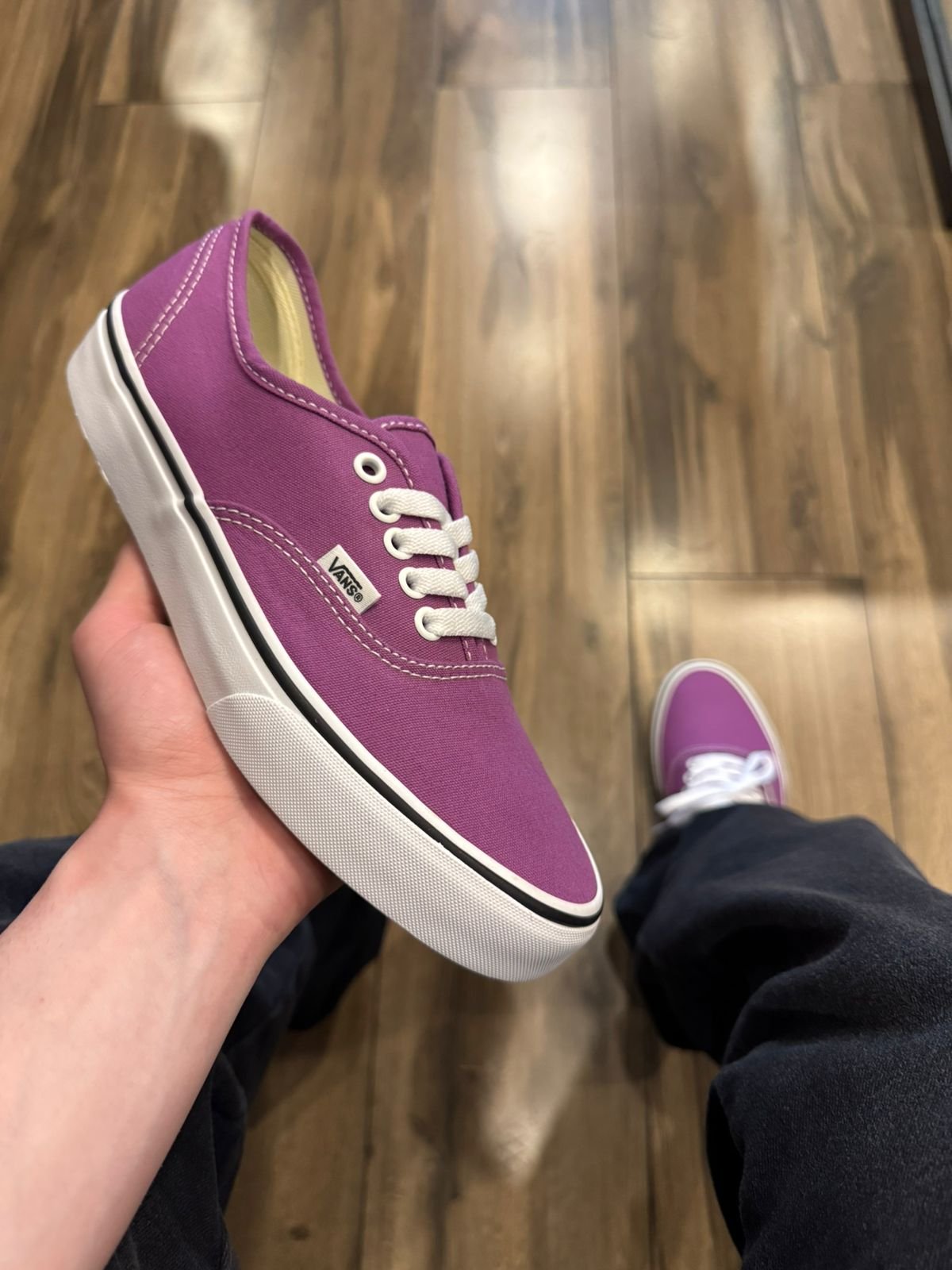 02 tenis vans authentic willowherb